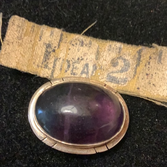 9 Fluorite Sterling Ring Purple & Blue Large stone - Picture 2 of 7